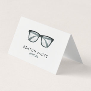 Optician Optometrist Custom QR Business Card