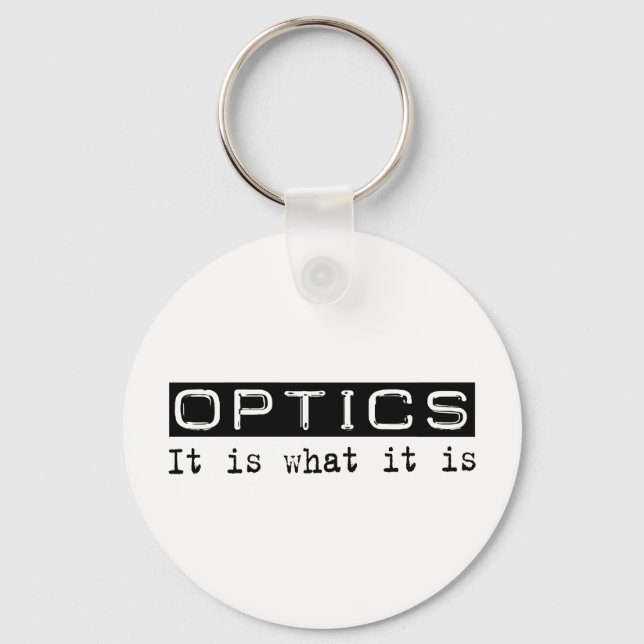 Optics It Is Key Ring (Front)