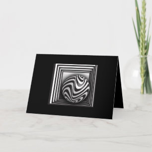 Optics thru Shapes Greeting Card