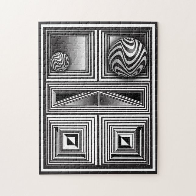 Optics thru Shapes Jigsaw Puzzle (Vertical)