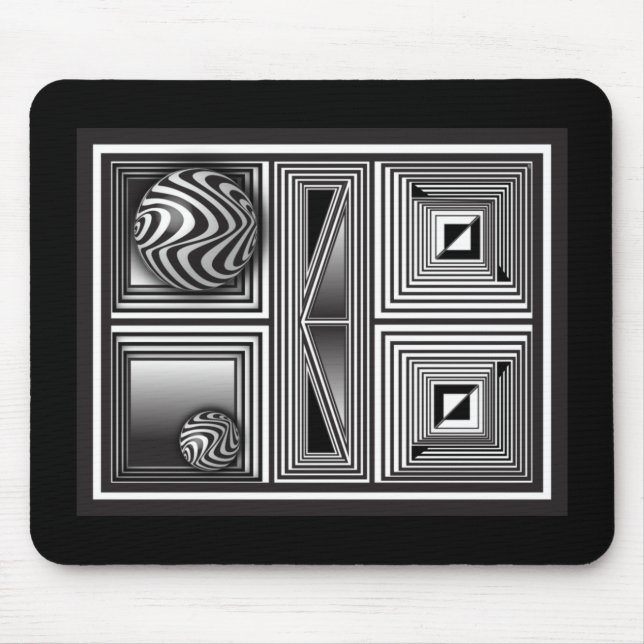 Optics thru Shapes Mouse Mat (Front)