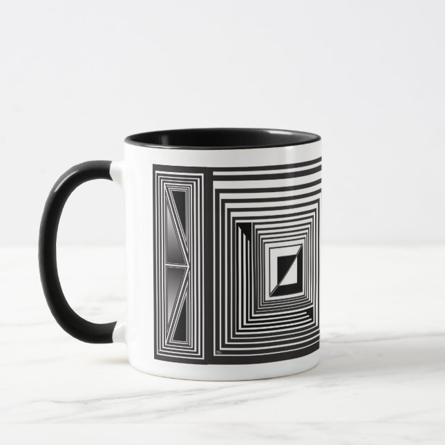 Optics thru Shapes Mug (Left)
