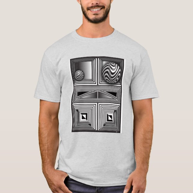Optics thru Shapes T-Shirt (Front)