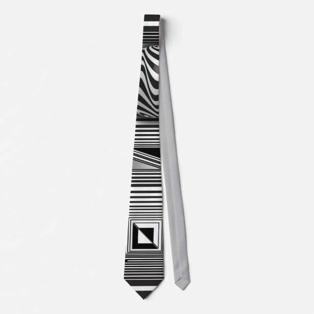 Optics thru Shapes   Tie (Front)