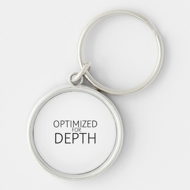 Optimised For Depth Minimalist Technical Key Ring (Front)