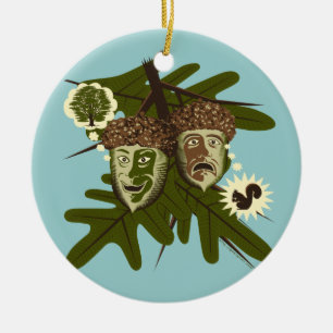 Optimist or Pessimist? Ceramic Tree Decoration