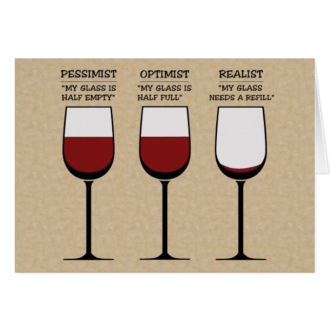 Optimist Pessimist and Realist Surprise (Front Horizontal)