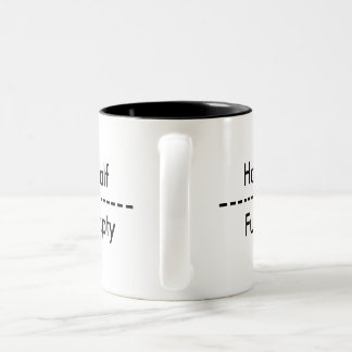 Optimist/Pessimist Mug