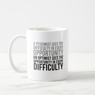 Optimist Quotes Coffee Mug