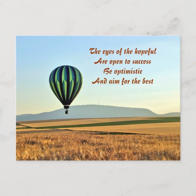 Optimistic postcards (Front)