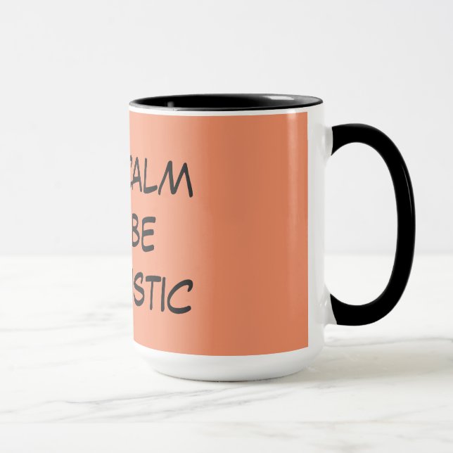 Optimistic Quote Coffee Mug (Right)