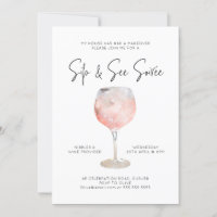 Option 1: Sip & See Soiree  Invitation