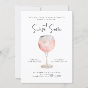 Option 2: Sunset Soiree Invitation