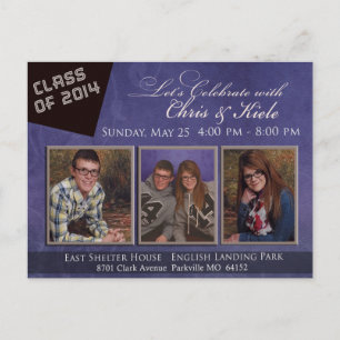 option 34 invitation postcard