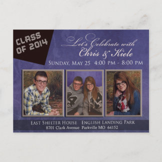 option 34 invitation postcard