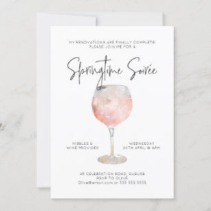 Option 3: Springtime Soiree Invitation