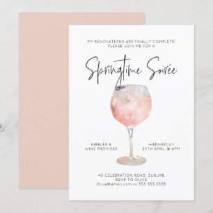 Option 3: Springtime Soiree Invitation