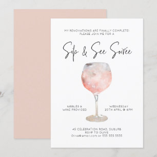 Option 5: Sip & See Soiree  Invitation