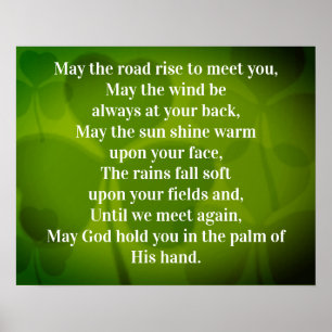 Optional Frame May The Road Rise To Meet Yo Poster