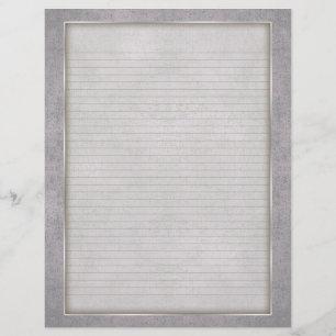 Optional Lines Letterhead with Aged Frame