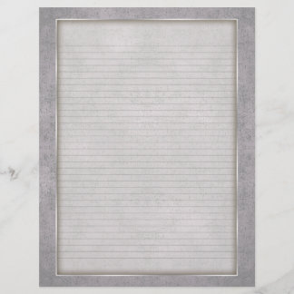 Optional Lines Letterhead with Aged Frame