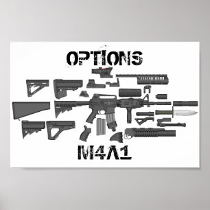 Options M4A1 Poster