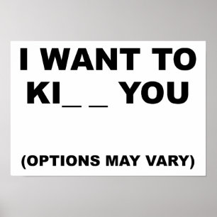 Options May Vary Funny Poster