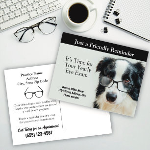 Optometrist Appointment Reminder Postcard