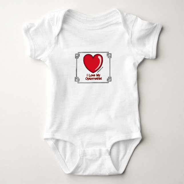 Optometrist Baby Bodysuit (Front)