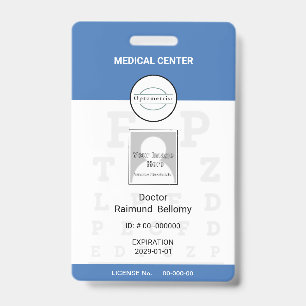 Optometrist Badge ID Badge