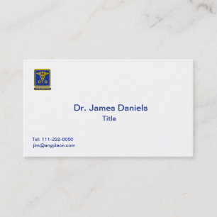 Optometrist Business Card
