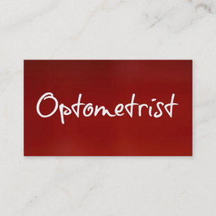 Optometrist Business Card