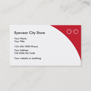 Optometrist Business Cards