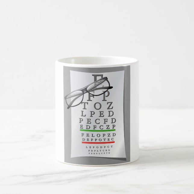 Optometrist Chart Mug (Center)
