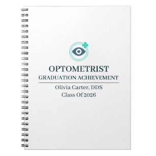 Optometrist Custom Name Since Year Notebook