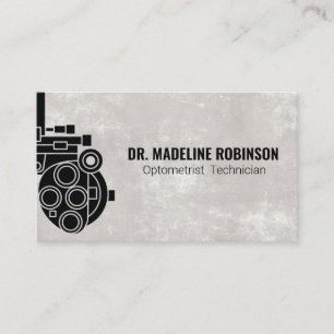 Optometrist Doctor Eye Exam Appointment Card