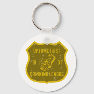 Optometrist Drinking League Key Ring