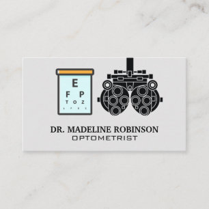 Optometrist   Equipment   Eye Chart Appointment Card