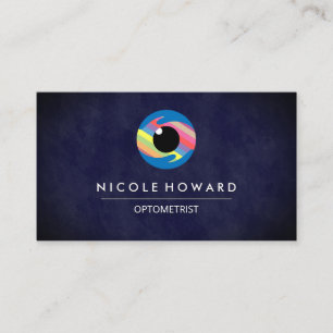 Optometrist   Eye Ball Logo Business Card
