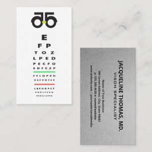 Optometrist   Eye Exam Appointment Card