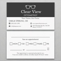 Optometrist Eye Glass Office Appointment Reminder 