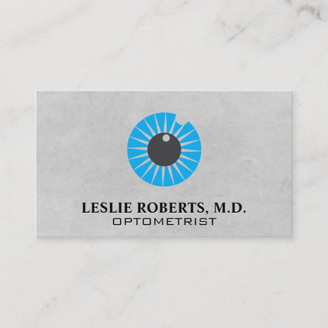 Optometrist | Eye Icon Business Card (Front)