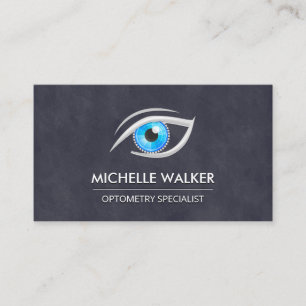 Optometrist   Eye Lens Logo Business Card