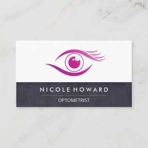 Optometrist Eye Logo Business Card