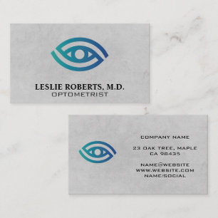 Optometrist   Eye Logo Business Card