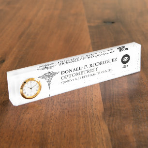 Optometrist   Eye Specialist Personalised Nameplate