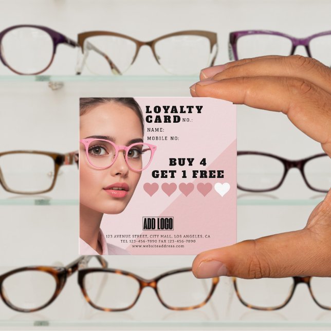 Optometrist Eyewear Business Loyalty Card (Creator Uploaded)