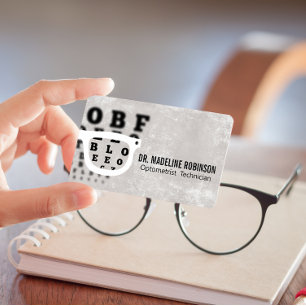 Optometrist   Glasses   Eye Exam and Tools Appointment Card