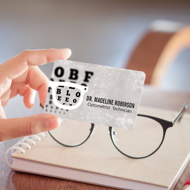 Optometrist | Glasses | Eye Exam and Tools Appointment Card (Creator Uploaded)