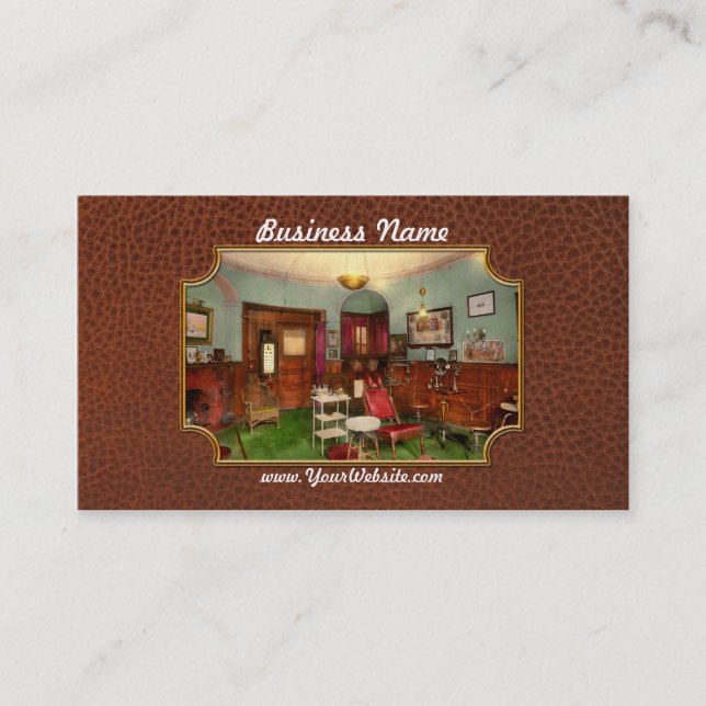 Optometrist - I see dead people 1920 Business Card (Front)